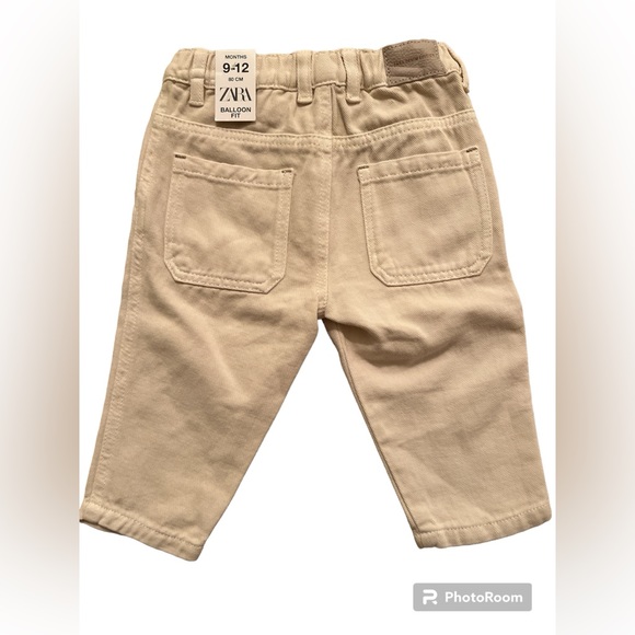 ZARA | Balloon fit pants 9-12 months - Picture 2 of 3